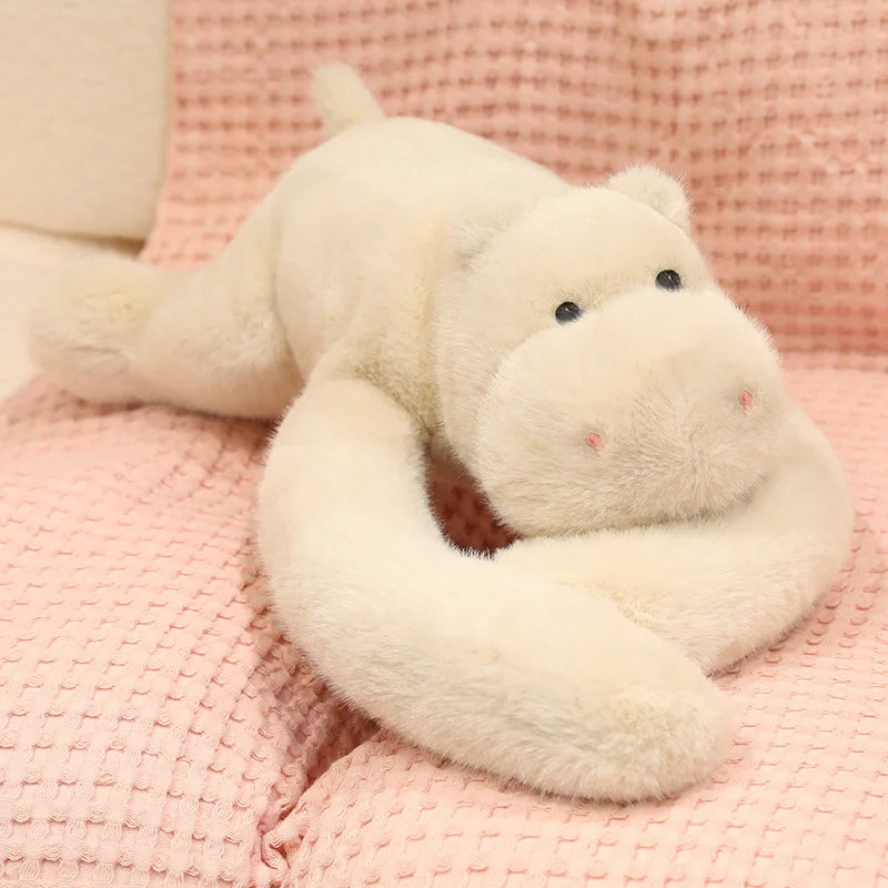 Peluche à bras longs toutes séries : Raton laveur, Koala, Ours, Paresseux, Chien, Girafe, Dinosaure, Tortue – Coussin en peluche doux, cadeau mignon pour bébé