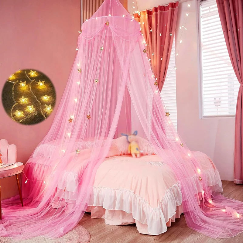CIEL DE LIT POUR FILLE / VOILE LUMINEUX™ - Petitpasmaman