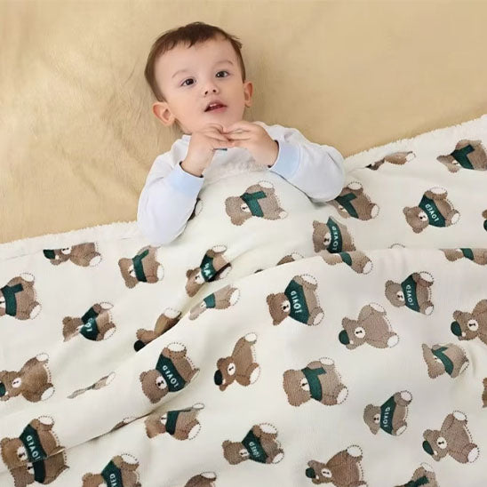 COUVERTURE BÉBÉ / FLANELLE ULTRA-CHAUDE™ - Petitpasmaman