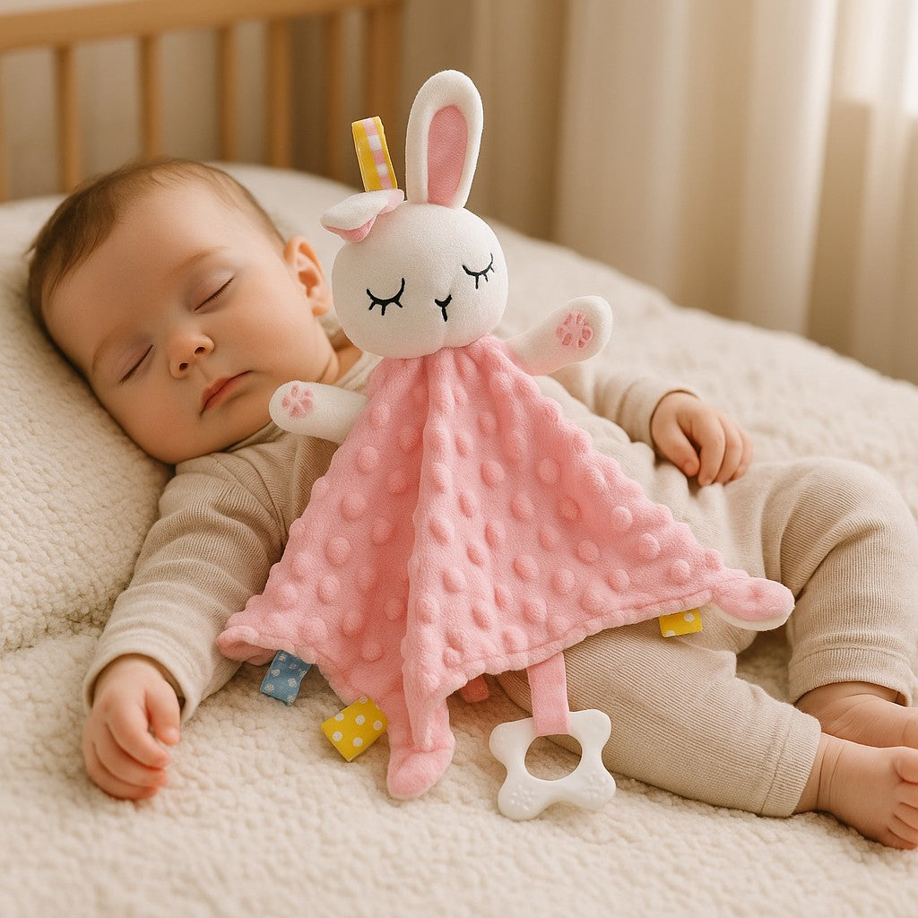 doudou lapin rose