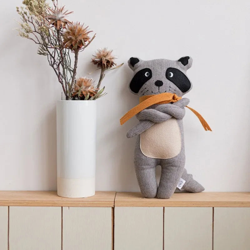 doudou raton laveur decoration