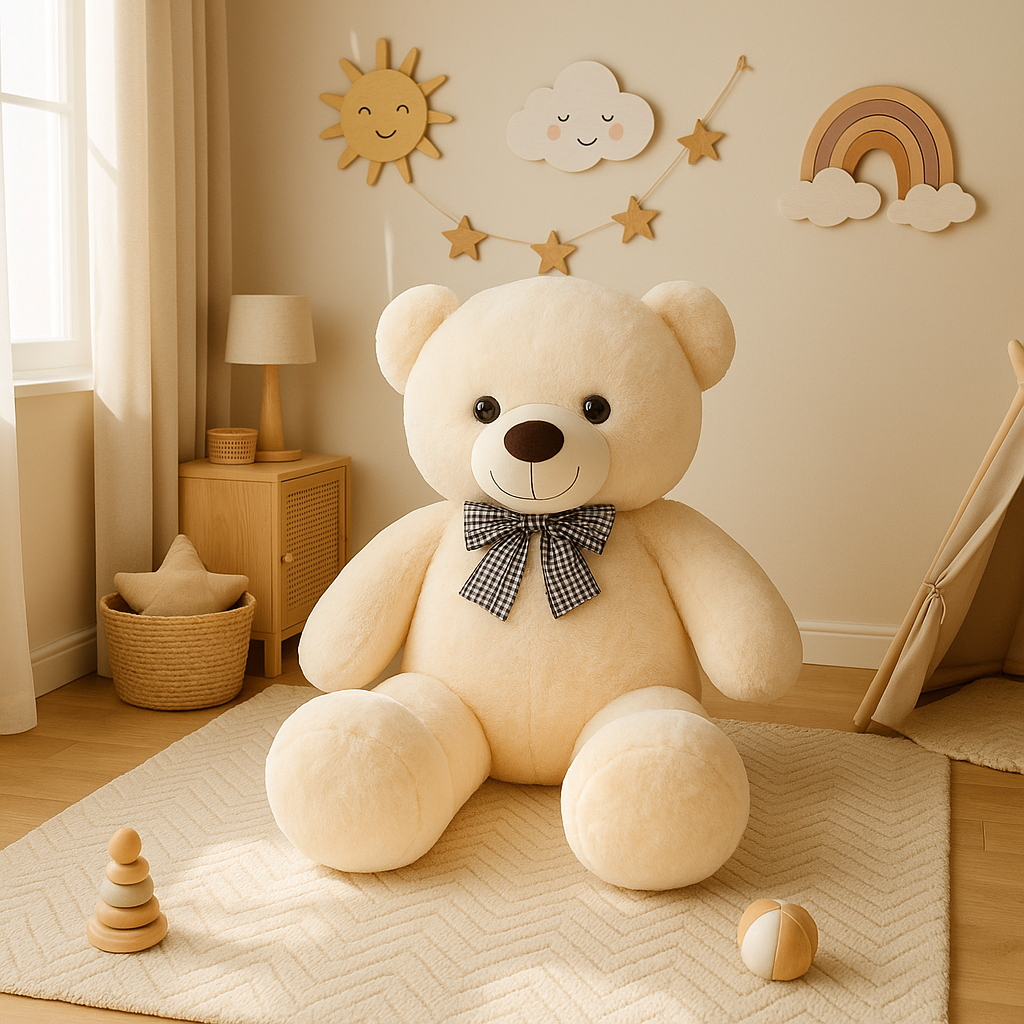 OURS EN PELUCHE GEANT 105 CM | Câlins Infinis™