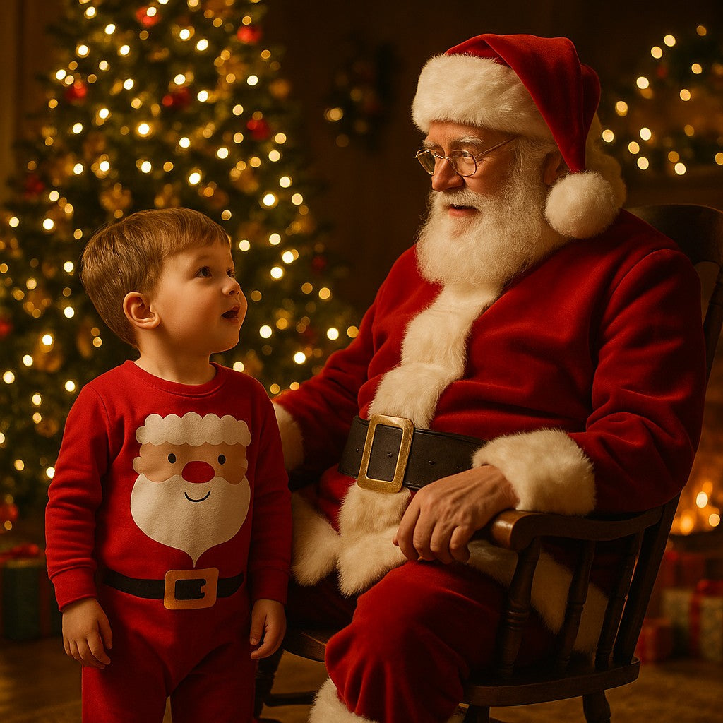 pyjama noel bebe pere noel
