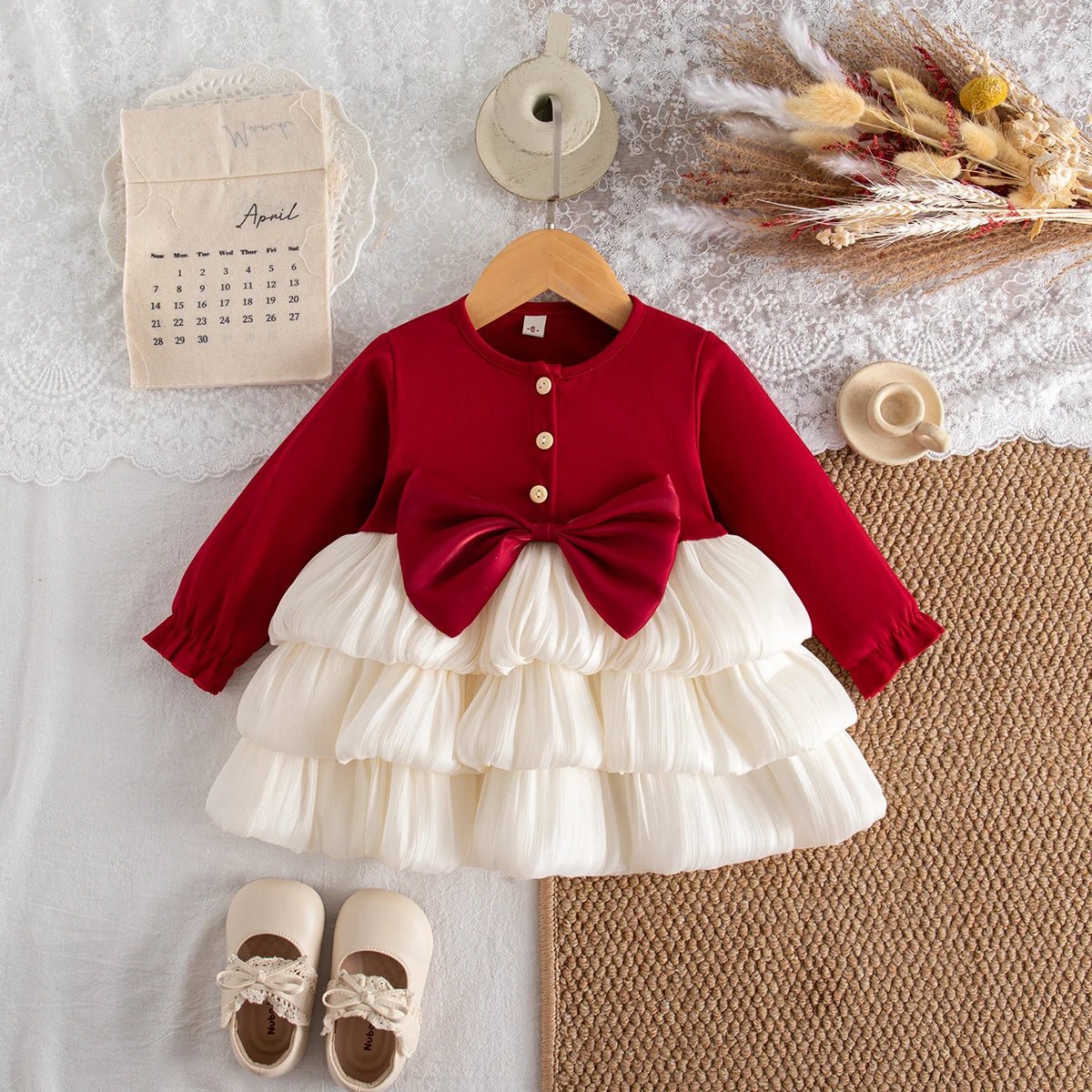 robe de noël fille pour bébé de 6 à 24 mois