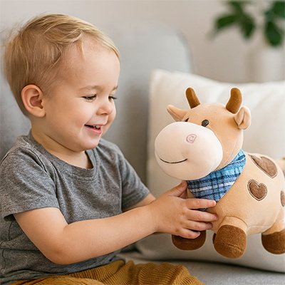 vache peluche petite