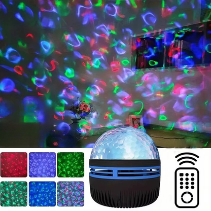 VEILLEUSE BÉBÉ | Aurores boréales et ondulations d'eau™