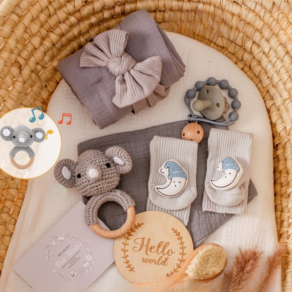 Coffret cadeau bebe | Tout pour bébé bleu™