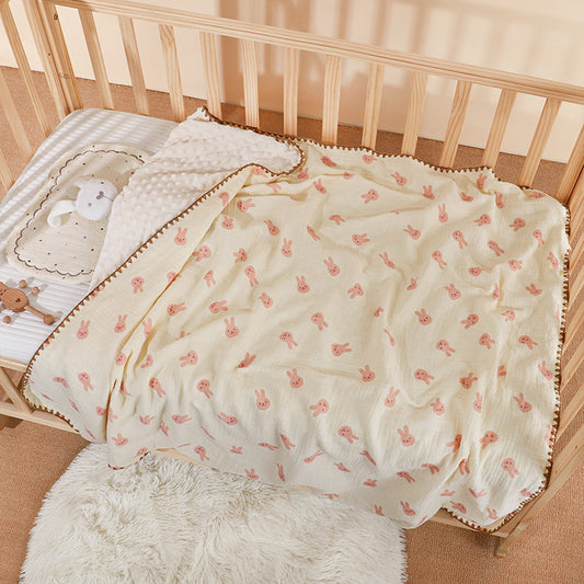 Couverture bebe chaude | Lapinou Velours™