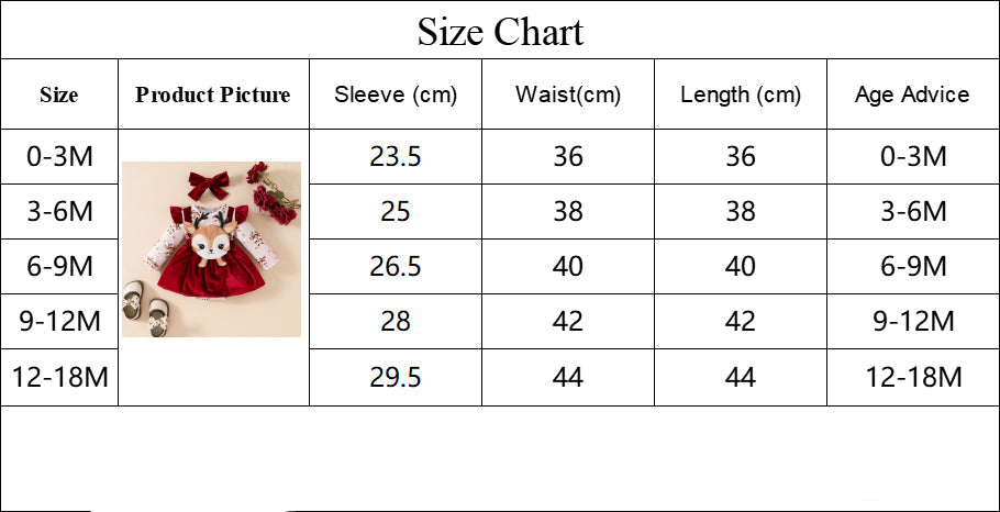 Robe noel bebe fille | Adorable petite fille festive™