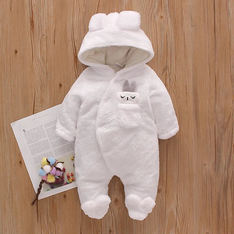 Combinaison hiver bebe | Polaire coton Lapin™