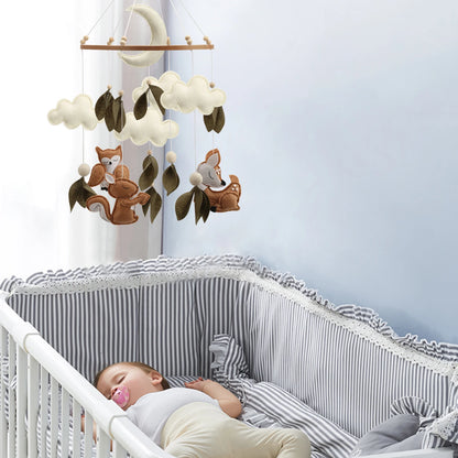 Mobile bébé Artisanal en bois | Les animaux de la forêt™