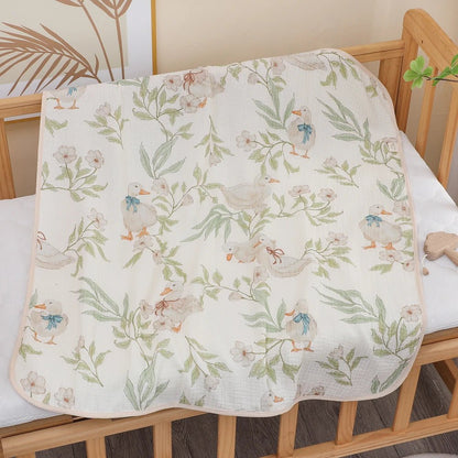 Couverture été | Douce brise coton motif oie™