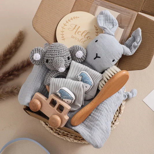 Coffret cadeau bebe | Départ dans la vie éléphant™
