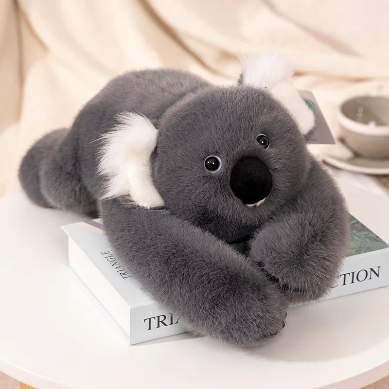 Peluche à bras longs toutes séries : Raton laveur, Koala, Ours, Paresseux, Chien, Girafe, Dinosaure, Tortue – Coussin en peluche doux, cadeau mignon pour bébé
