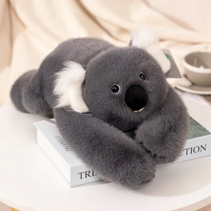 Peluche à bras longs toutes séries : Raton laveur, Koala, Ours, Paresseux, Chien, Girafe, Dinosaure, Tortue – Coussin en peluche doux, cadeau mignon pour bébé