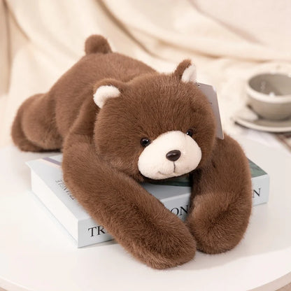 Peluche à bras longs toutes séries : Raton laveur, Koala, Ours, Paresseux, Chien, Girafe, Dinosaure, Tortue – Coussin en peluche doux, cadeau mignon pour bébé