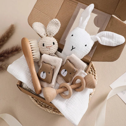 Coffret cadeau bebe | Départ dans la vie lapin blanc™