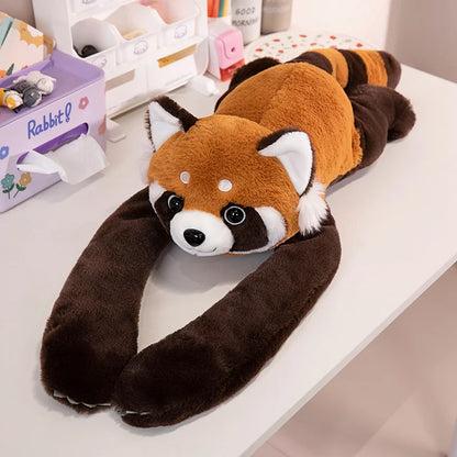 Peluche à bras longs toutes séries : Raton laveur, Koala, Ours, Paresseux, Chien, Girafe, Dinosaure, Tortue – Coussin en peluche doux, cadeau mignon pour bébé