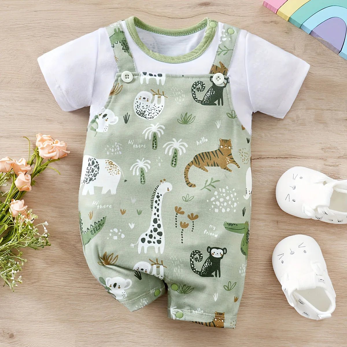 Barboteuse bébé | 1 pièce Les animaux de la savane™