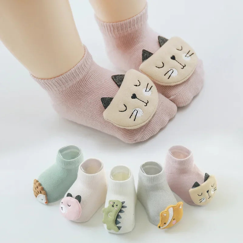 CHAUSSETTE BEBE / ANINAUX MIGNONS EN MARCHE™