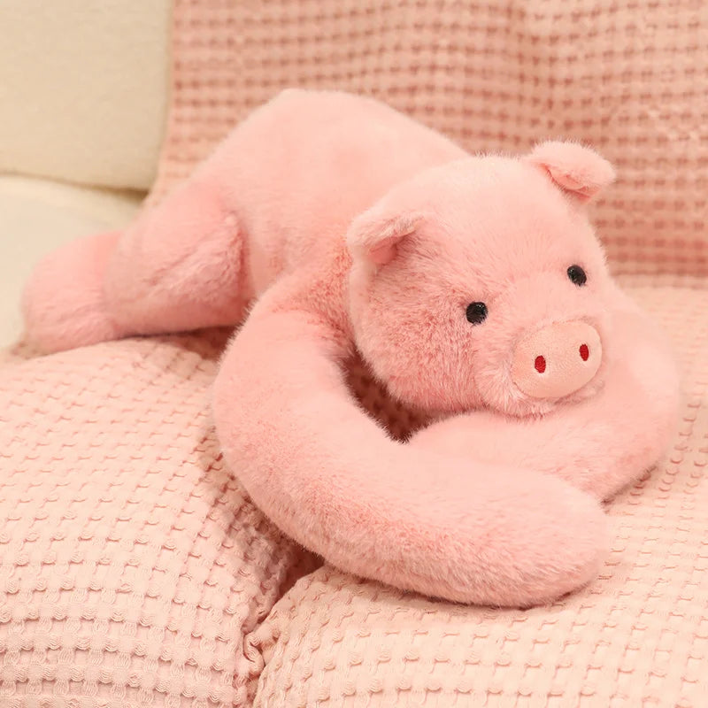 Peluche à bras longs toutes séries : Raton laveur, Koala, Ours, Paresseux, Chien, Girafe, Dinosaure, Tortue – Coussin en peluche doux, cadeau mignon pour bébé
