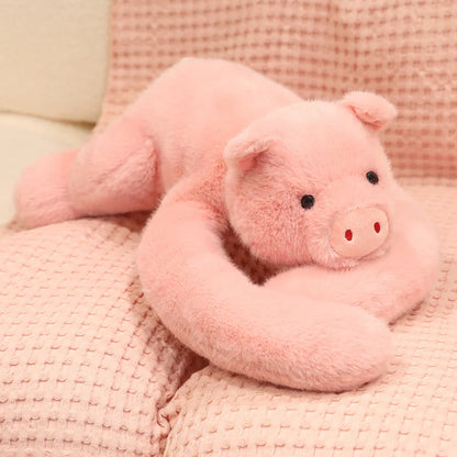Peluche à bras longs toutes séries : Raton laveur, Koala, Ours, Paresseux, Chien, Girafe, Dinosaure, Tortue – Coussin en peluche doux, cadeau mignon pour bébé