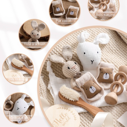 Coffret cadeau bebe | Départ dans la vie lapin blanc™