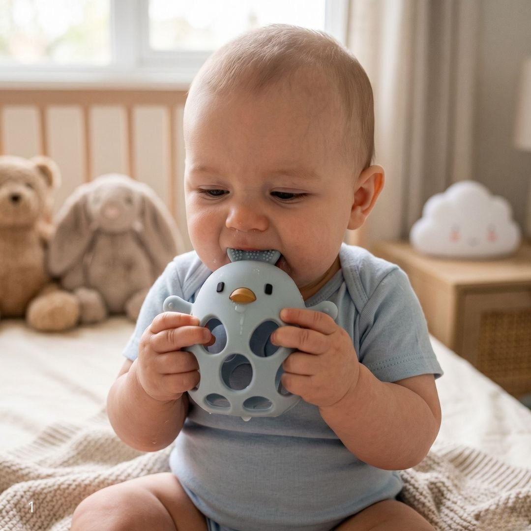 anneau de dentition bébé pour calmer poussées dentaires