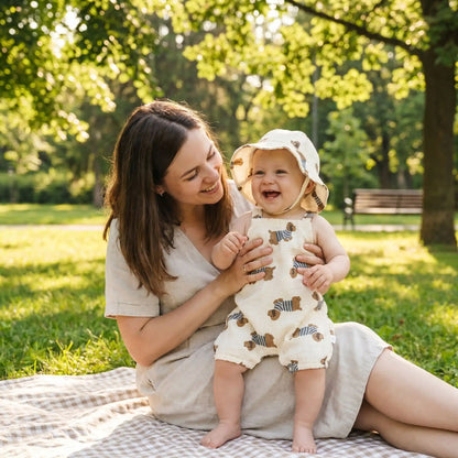 barboteuse bébé été légère pour aller au parc