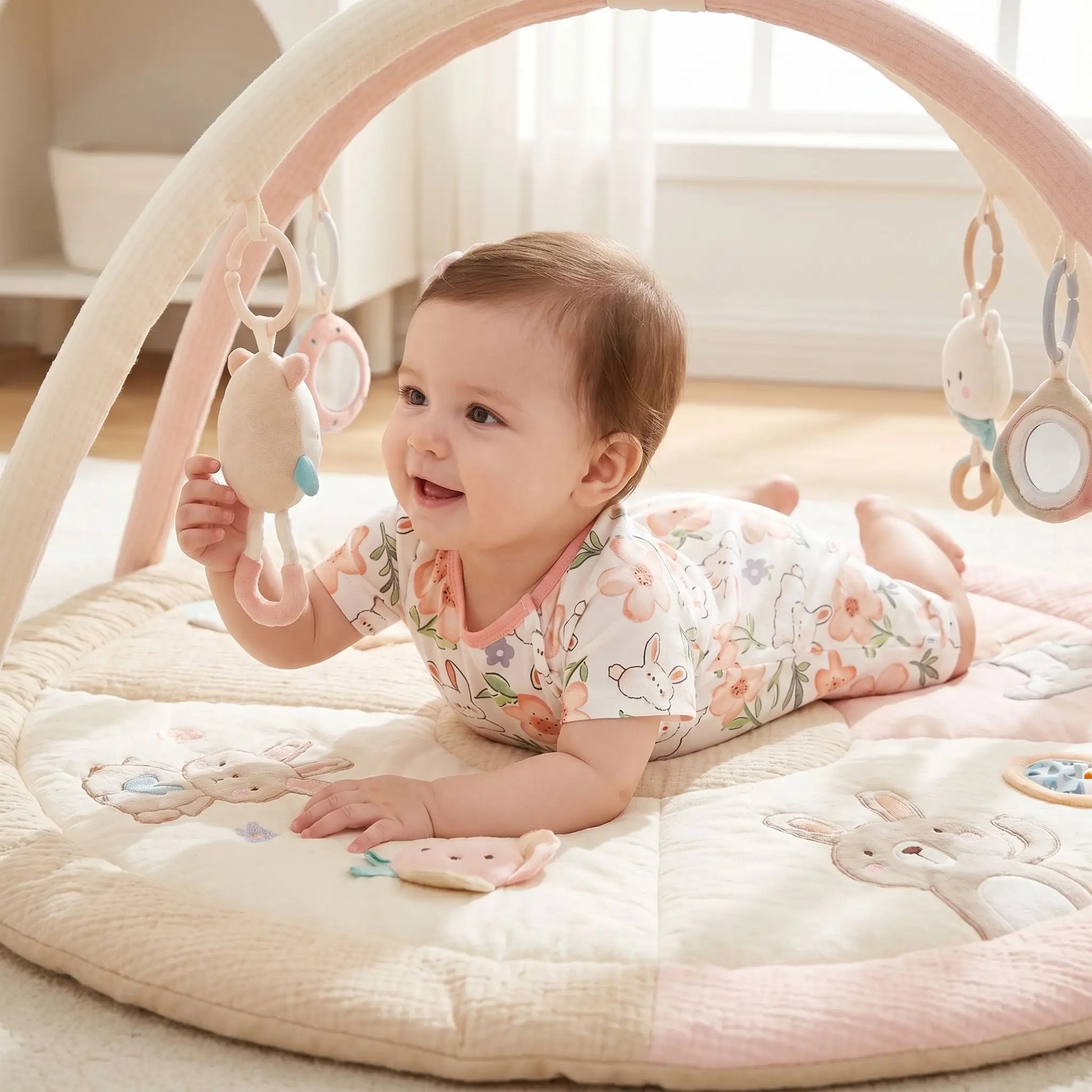 bébé avec barboteuse fille 6-12 mois pour été