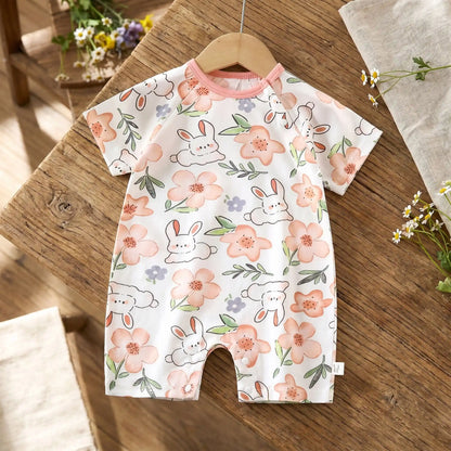 barboteuse bébé fille été ensemble 1 pièce pour éviter que bébé transpire