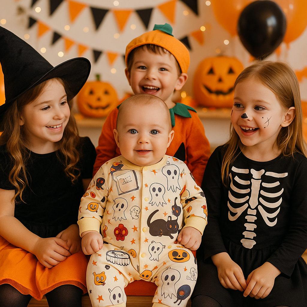 barboteuse bebe halloween