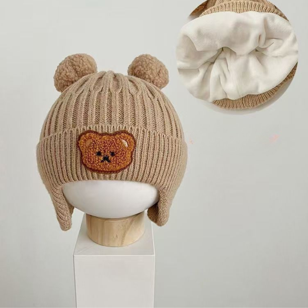 bonnet bebe beige
