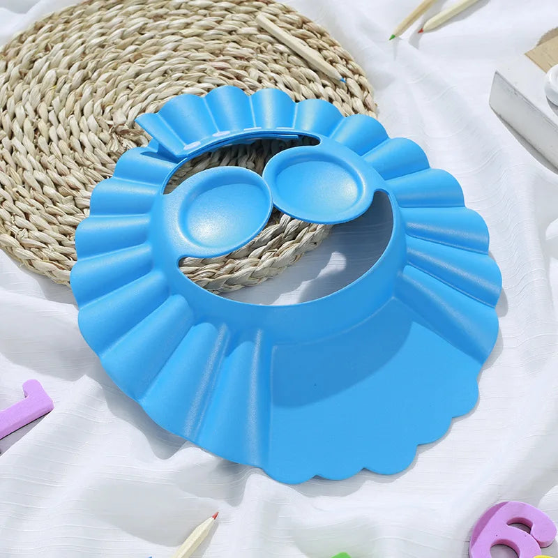 bonnet de bain bebe bleu