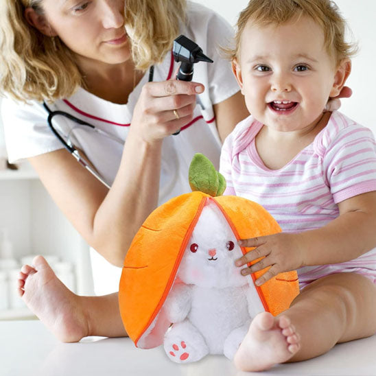 carotte peluche lapin