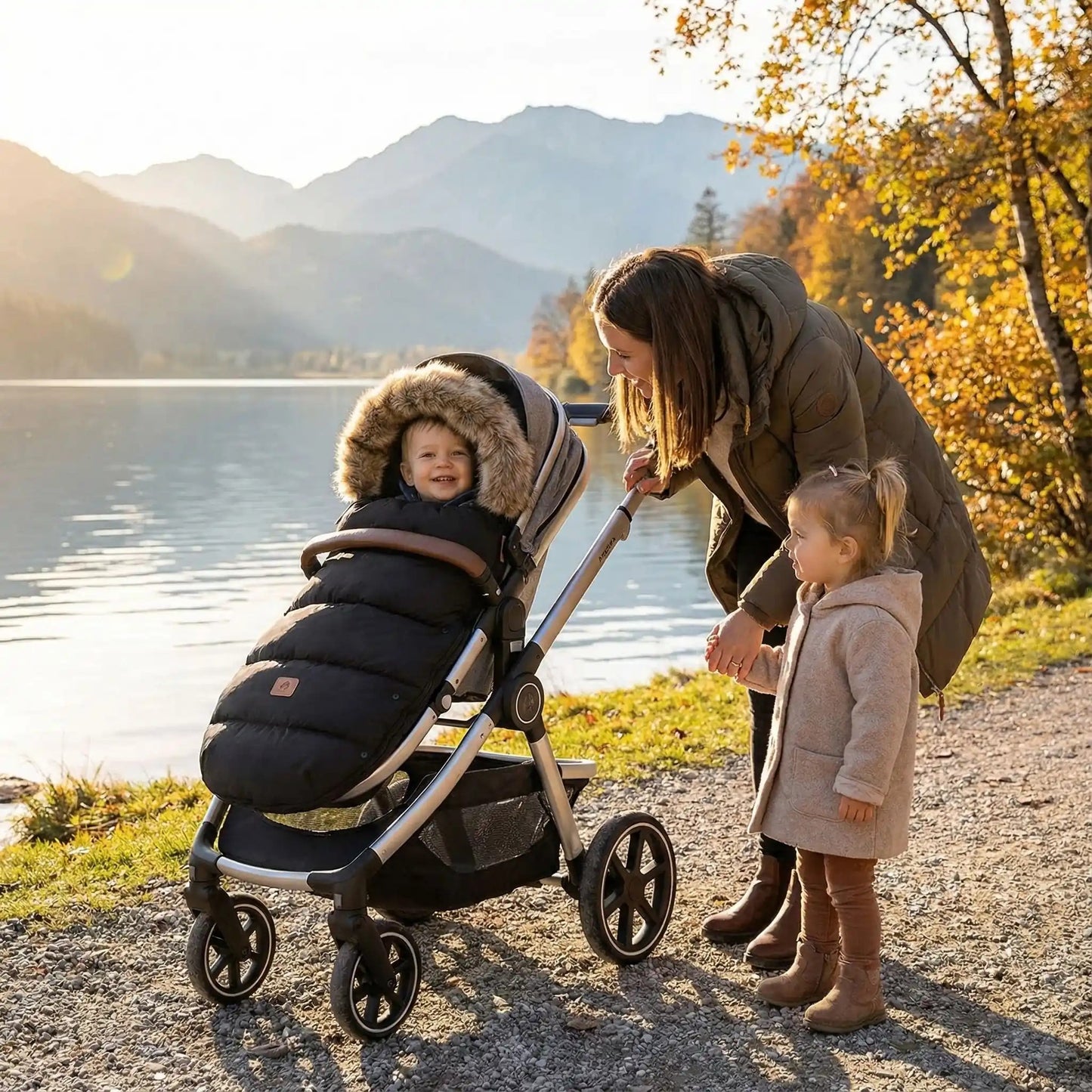 chanceliere noire pour poussette