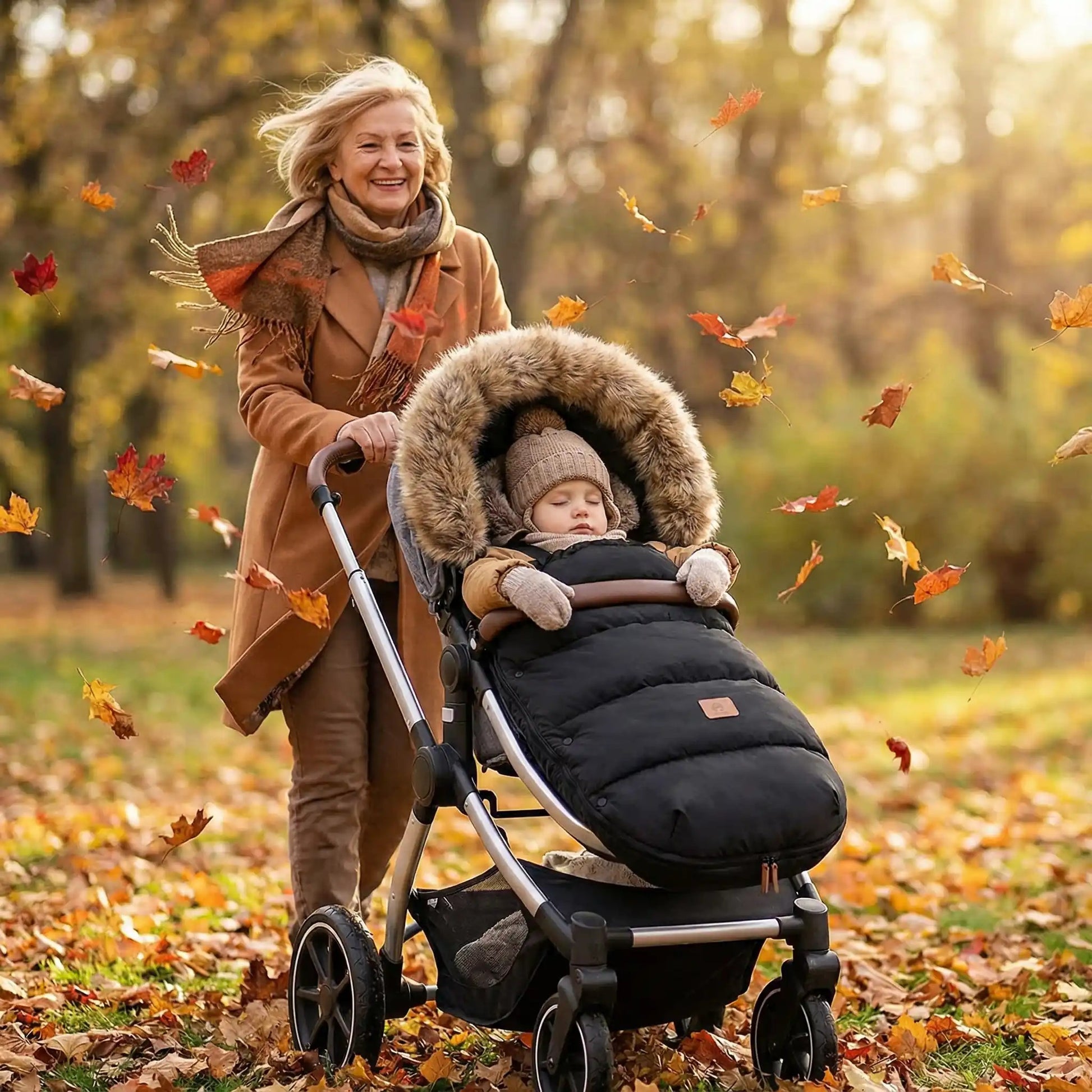 chanceliere poussette noire