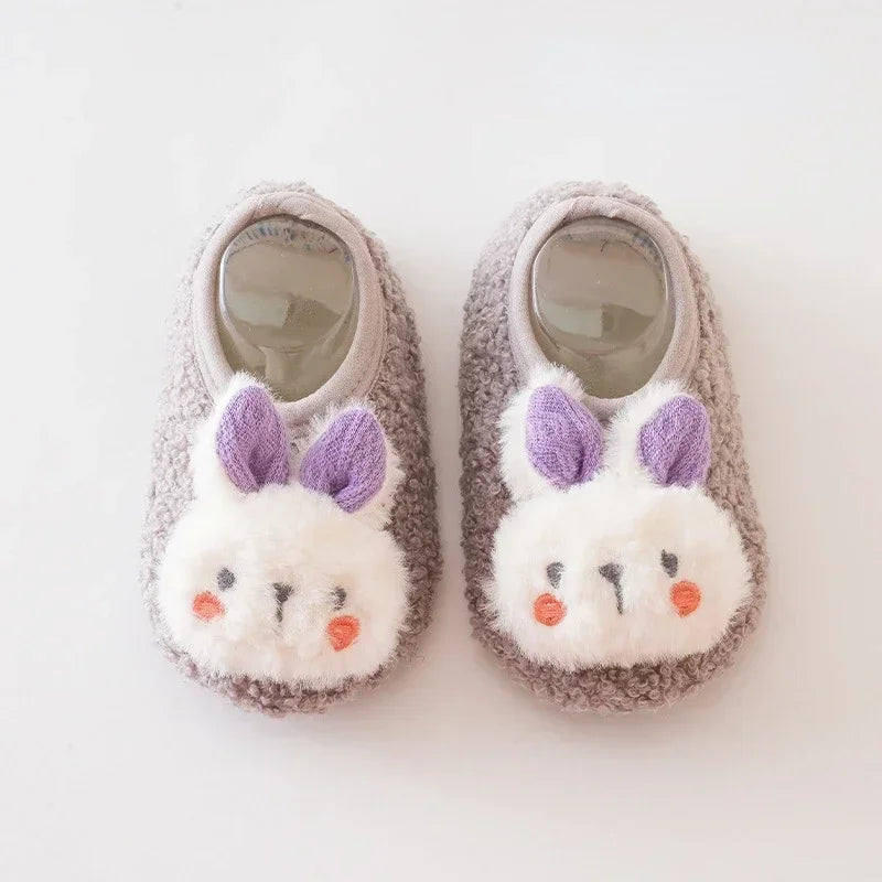 chausson lapin violet