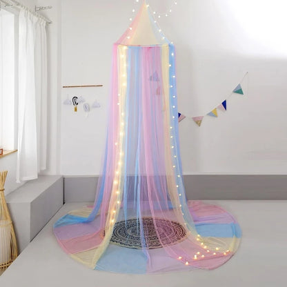 CIEL DE LIT BÉBÉ / MAGNIFIQUE ARC-EN-CIEL™ - Petitpasmaman