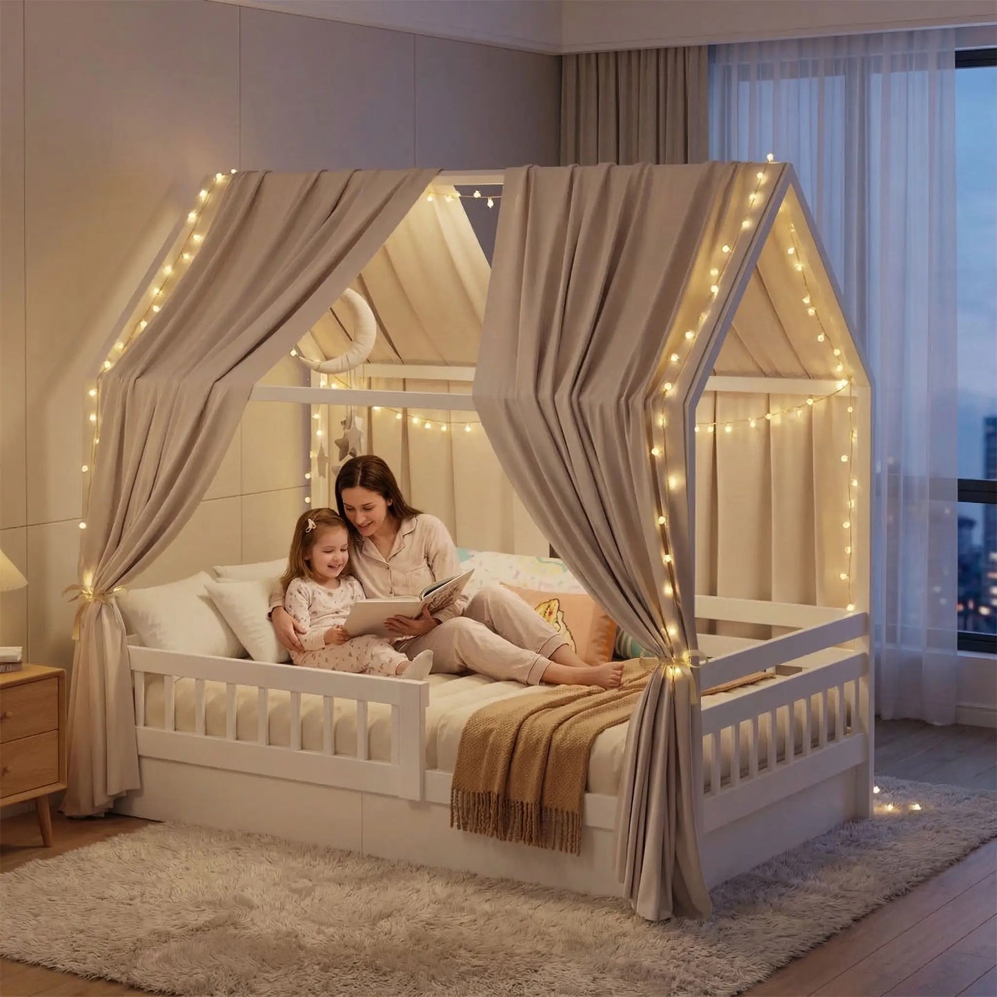 ciel de lit cabane pour rituel du coucher