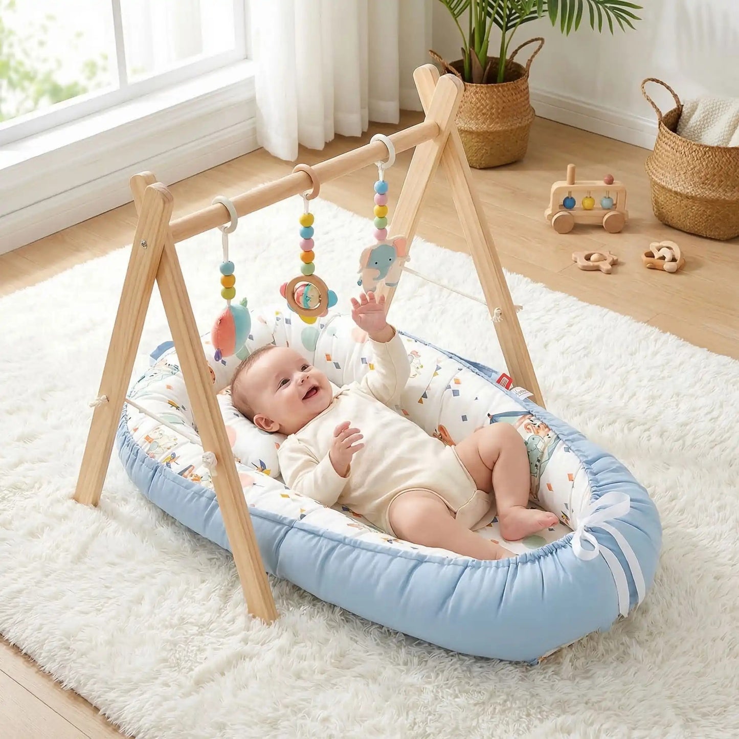 cocon pour bebe espace securisant bebe