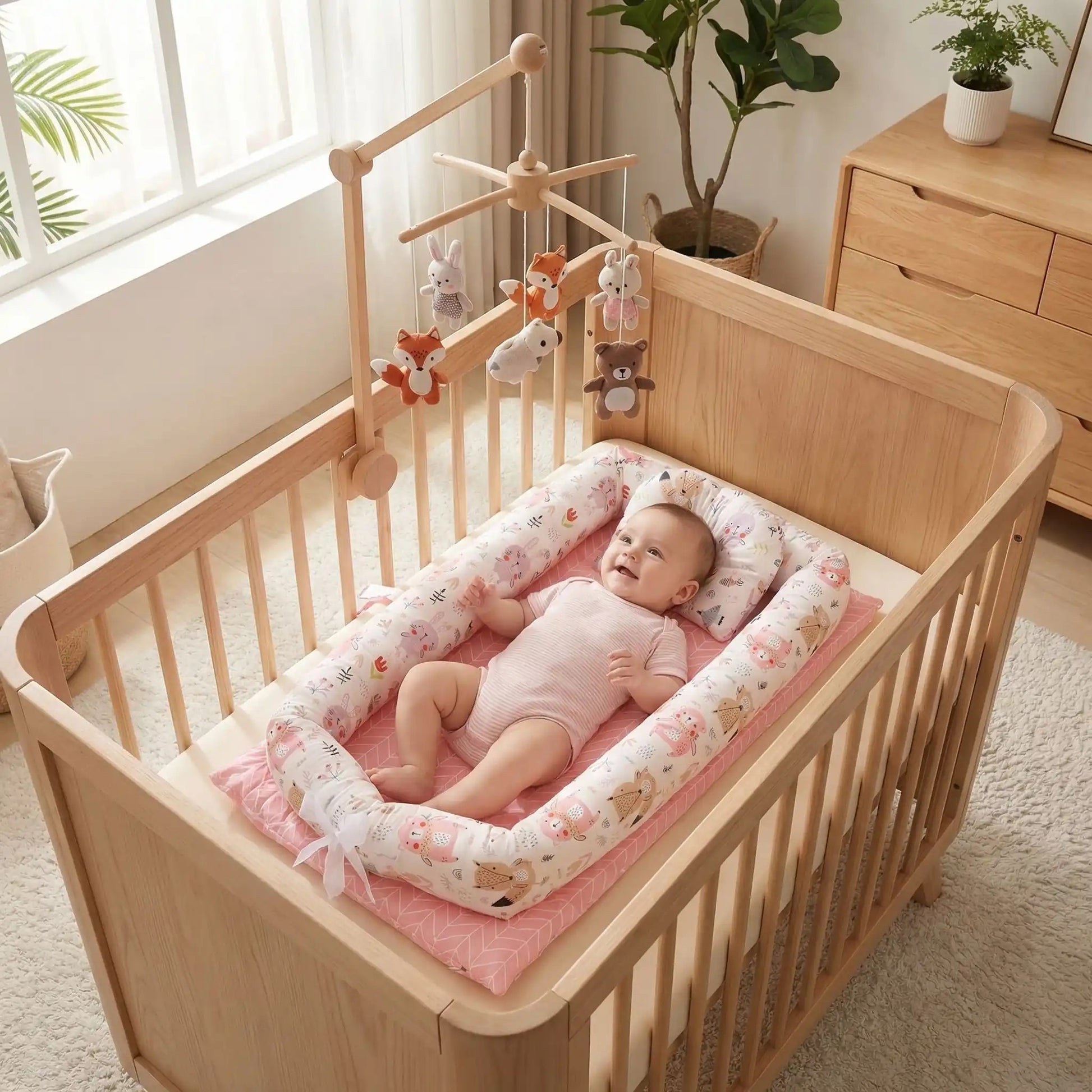 cocon pour bebe fille rassurant securitaire