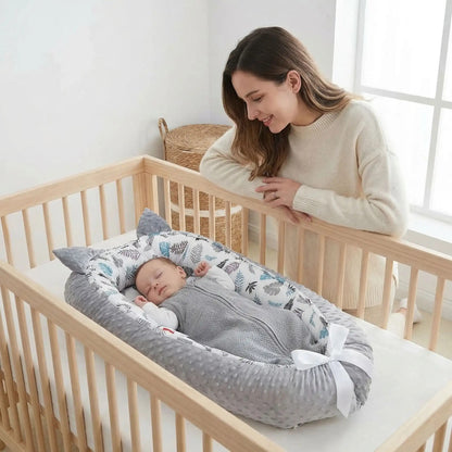 cocon pour bebe gris polyvalent