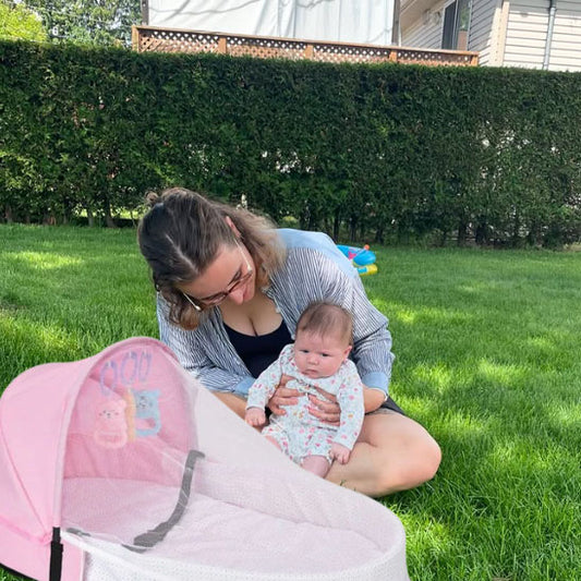 cocon-pour-bebe-pliable-rose