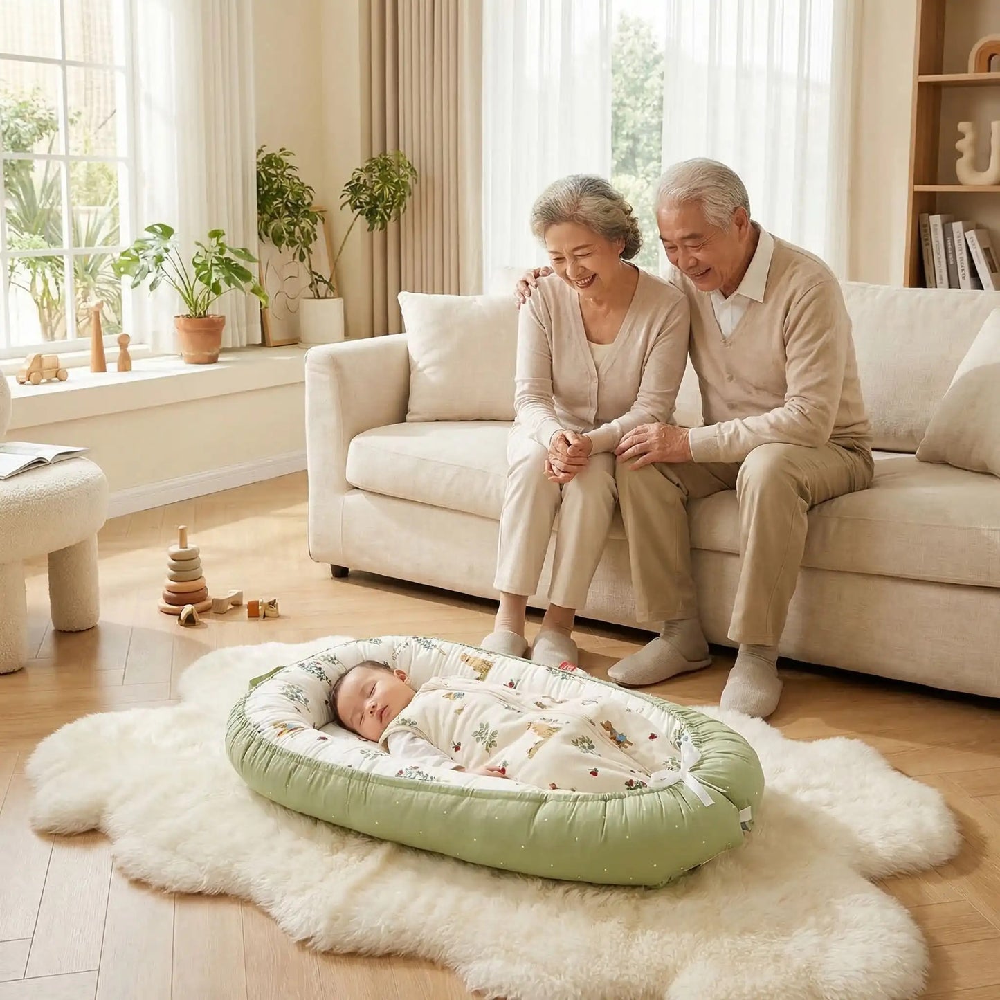 cocon pour bebe pour reproduire ventre maternel