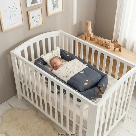 cocon pour bebe rassurant protecteur planete gris
