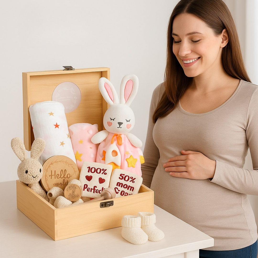 coffret en bois cadeau doudou