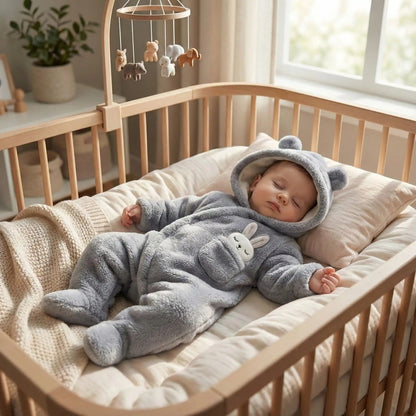 combinaison hiver bebe grise