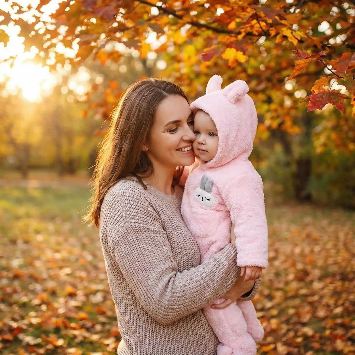 combinaison hiver bebe rose