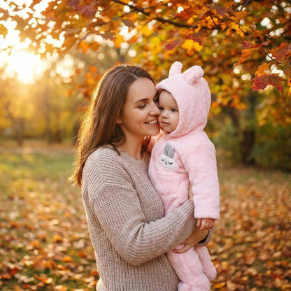 combinaison hiver bebe rose